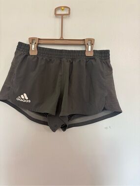 adidas Women's Dark Gray Athletic Running Shorts